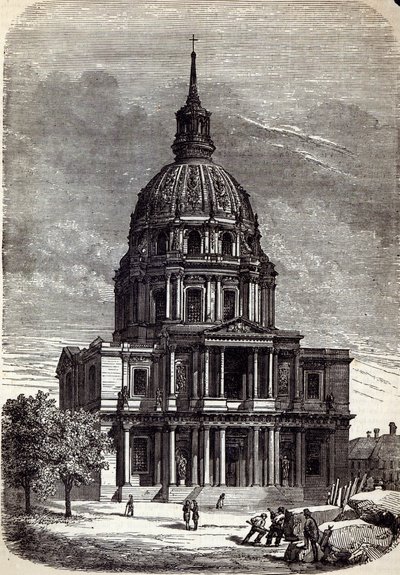 Church of the Invalides, Containing the Tomb of Napoleon, Paris by English School